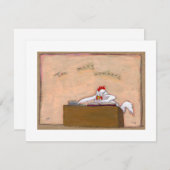 Fiscale dag Boekhoudkundige kippennummers leuk gek Aankondiging (Voorkant / Achterkant)