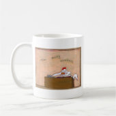 Fiscale dag Boekhoudkundige kippennummers leuk gek Koffiemok (Links)