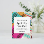 Fiscale dag briefkaart (Staand voorkant)