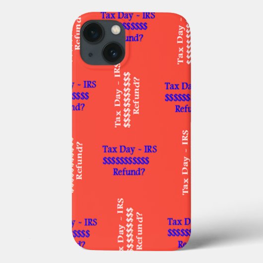 Fiscale dag Case-Mate iPhone case (Achterkant)