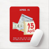 Fiscale dag Funny Poem Muismat (Met muis)