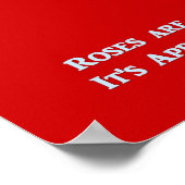 Fiscale dag Funny Poem Poster (Hoek)