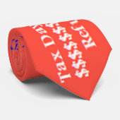 Fiscale dag stropdas (Opgerold)