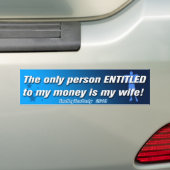 Fiscale dag Tea Party Bumpersticker (Op auto)