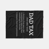 Fiscale Definitie Kleding Beste Papa Definitie Fleece Deken (Voorkant (Horizontaal))