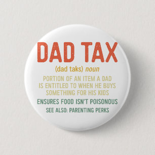 Fiscale definitie Vaderdag Shirt 2 Ronde Button 5,7 Cm