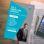 Fiscale dienstverlener Flyer<br><div class="desc">Introductie van onze Business Flyer voor belastingdiensten! Bent u op zoek naar een eenvoudige en effectieve manier om uw belastingdiensten te promoten? Je hoeft niet verder te kijken! Onze professioneel ontworpen flyers zijn de perfecte tool om potentiële klanten aan te trekken en uw belastingzaken te laten opvallen. Bestel vandaag nog...</div>