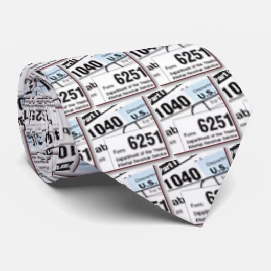 Fiscale formulieren stropdas (Opgerold)