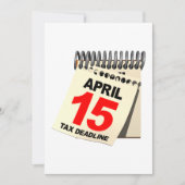 Fiscale termijn kaart (Voorkant)