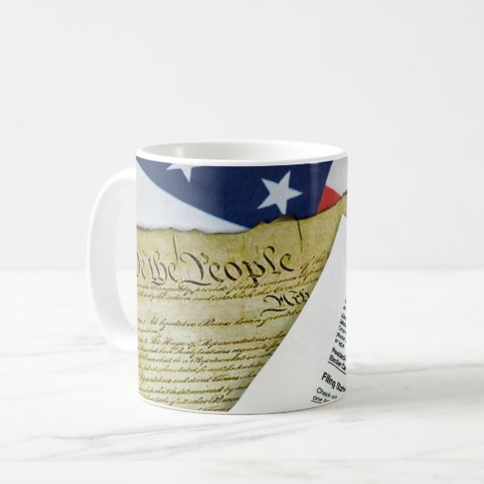 Fiscale tijd koffiemok (Voorkant links)