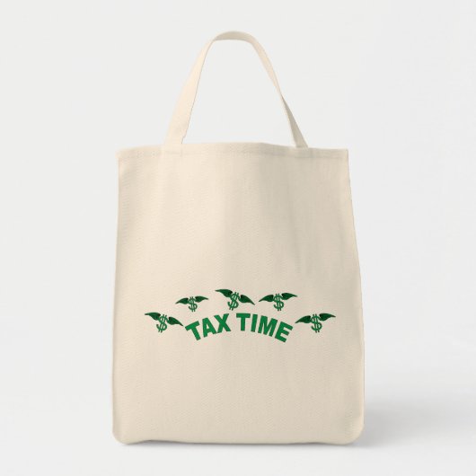 Fiscale tijd tote bag (Voorkant)