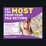 Fiscale voorbereiding (Preparer) Terugbetalingsbro Flyer<br><div class="desc">Deze professionele aandacht die de aanpasbare sjablonen van de teruggaaf van de belastingparadijzen in beslag neemt is groot voor de kleine belastingparadijzen/boekhouders.</div>