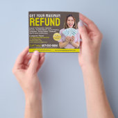 Fiscale voorbereiding (Preparer) Terugbetalingsbro Flyer (Hand)