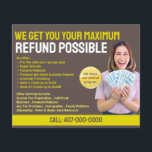 Fiscale voorbereiding (Preparer) Terugbetalingsbro Flyer<br><div class="desc">Deze professionele aandacht die de aanpasbare sjablonen van de teruggaaf van de belastingparadijzen in beslag neemt is groot voor de kleine belastingparadijzen/boekhouders.</div>