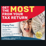 Fiscale voorbereiding (Preparer) Terugbetalingsbro Flyer<br><div class="desc">Deze professionele aandacht die de aanpasbare sjablonen van de teruggaaf van de belastingparadijzen in beslag neemt is groot voor de kleine belastingparadijzen/boekhouders.</div>