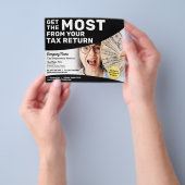 Fiscale voorbereiding (Preparer) Terugbetalingsbro Flyer (Hand)