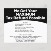 Fiscale voorbereiding (Preparer) Terugbetalingsbro Flyer (Achterkant)