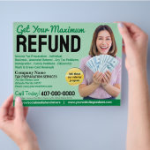 Fiscale voorbereiding (Preparer) Terugbetalingsbro Flyer (Hand)