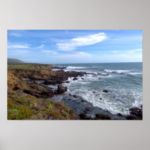 Fiscalini Ranch-kustlijn - Cambria, Californië Poster