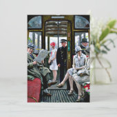 Fischer - Kopenhagen Tram Kaart (Staand voorkant)