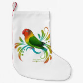 Fischer Lovebird Kleine Kerstsok (Voorkant)
