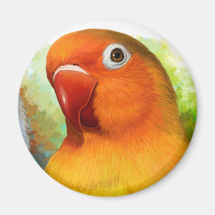 Fischer lovebird magneet
