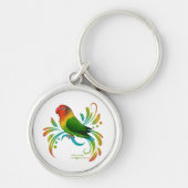 Fischer Lovebird Sleutelhanger (Voorkant)