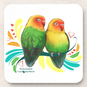 Fischer Lovevogels Bier Onderzetter