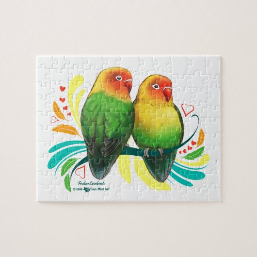Fischer Lovevogels Legpuzzel (Horizontaal)
