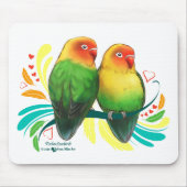 Fischer Lovevogels Muismat (Voorkant)
