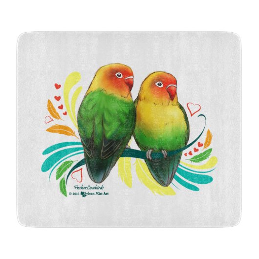 Fischer Lovevogels Snijplank (Voorkant)