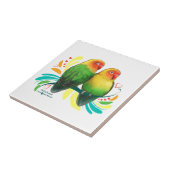 Fischer Lovevogels Tegeltje (Zijkant)