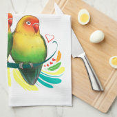 Fischer Lovevogels Theedoek (Quarter Fold)