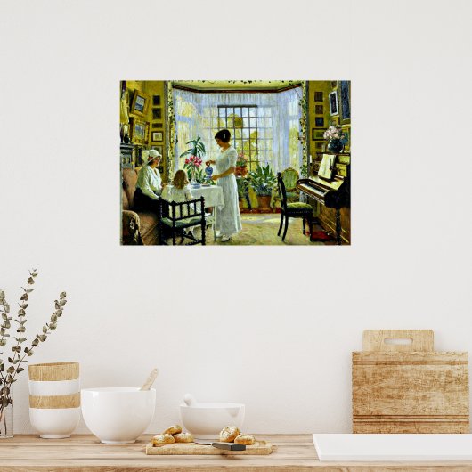 Fischer - Middagthee Poster (Keuken)