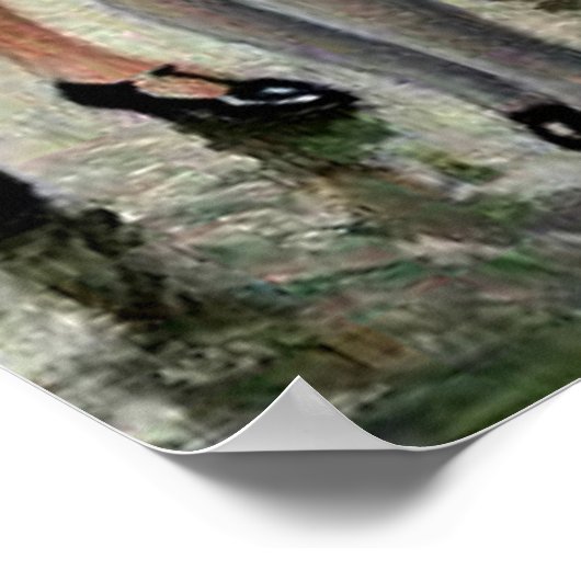 Fischer - Stop met tram Poster (Hoek)