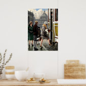 Fischer - Stop met tram Poster (Keuken)