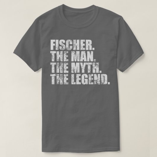 FischerFischer Familienaam Fischer achternaam Fisc T-shirt (Design voorkant)