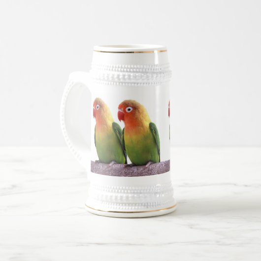 Fischer's Lovebird Bierpul (Voorkant links)