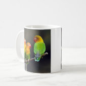 “Fischer's Lovebird” Koffiemok (Voorkant links)