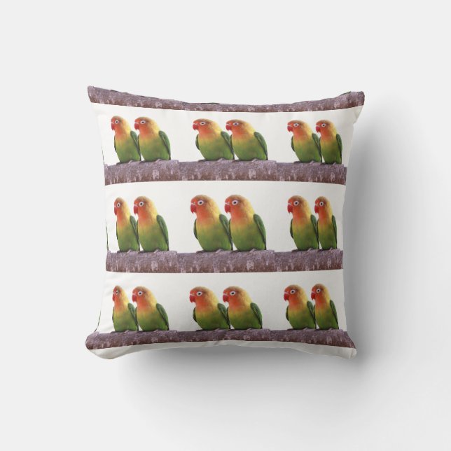 Fischer's Lovebird Kussen (Voorkant)