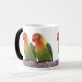 Fischer's Lovebird Magische Mok (Voorkant links)