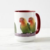 Fischer's Lovebird Mok (Voorkant rechts)