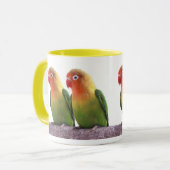 Fischer's Lovebird Mok (Voorkant links)