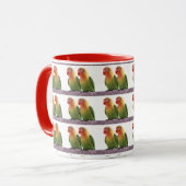 “Fischer's Lovebird” Mok (Voorkant links)