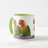 Fischer's Lovebird Mok (Voorkant links)