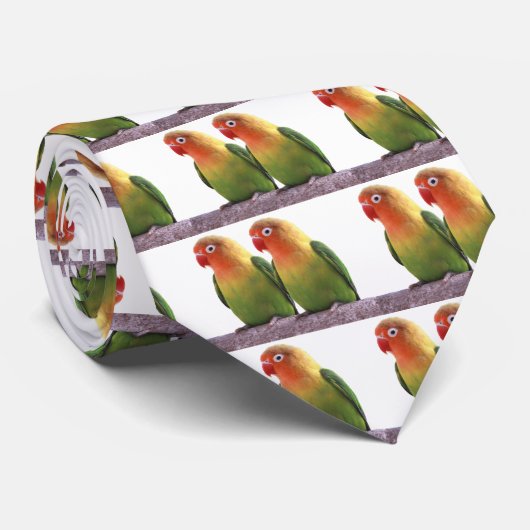Fischer's Lovebird Stropdas (Opgerold)