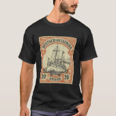 Fischkutter am Ordinger Strand T-shirt (Voorkant)