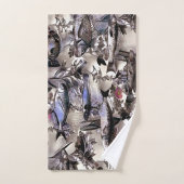 Fischschwarm Bad Handdoek (Handdoek)