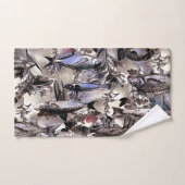 Fischschwarm Bad Handdoek (Handdoek)
