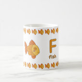 FisforFish–FunAlphabetCupDesign Koffiemok (Center)